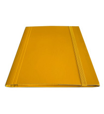 Cartella c/elastico piatto - dorso variabile - giallo - Starline
