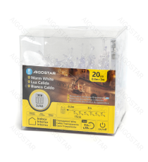 Catena luminosa a batteria 3AA con luci a forma di renna intera 10 led 1.5mt - luce calda 3000K,IP20 da interno Catena luminosa a batteria 3AA con luci a forma di renna intera 10 led 1.5mt - luce calda 3000K,IP20 da interno