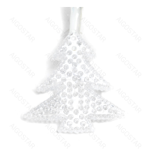 Catena luminosa a batteria 3AA con luci a forma di albero di Natale 10 led 1.5mt - luce calda 3000K,IP20 da interno