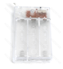 Catena luminosa a batteria 3AA con luci a forma di albero di Natale 10 led 1.5mt - luce calda 3000K,IP20 da interno