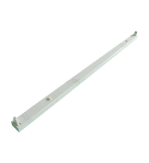 Plafoniera in acciaio per tubo LED T8 1,2mt 20W, Dimensioni: L1230xW45xH30mm, Supporto per tubo LED T8, Adattatore: G13 Plafoniera in acciaio per tubo LED T8 1,2mt 20W, Dimensioni: L1230xW45xH30mm, Supporto per tubo LED T8, Adattatore: G13