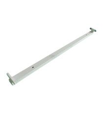Plafoniera in acciaio per tubo LED T8 doppio 1,5mt 48W, Dimensioni: L1530xW45xH30mm, Supporto per tubo LED T8, Adattatore: G13