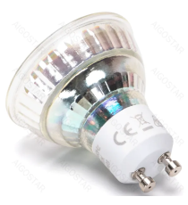 Faretto led in vetro GU10 COB 3W 250 lumen - 4000K luce naturale - lampadina misura D50xH53mm Equivalenza incandescente:38W Faretto led in vetro GU10 COB 3W 250 lumen - 4000K luce naturale - lampadina misura D50xH53mm Equivalenza incandescente:38W