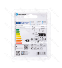Faretto led in vetro GU10 COB 4.5W 345 lumen - 4000K luce naturale - lampadina misura D50xH53mm Equivalenza incandescente:50W Faretto led in vetro GU10 COB 4.5W 345 lumen - 4000K luce naturale - lampadina misura D50xH53mm Equivalenza incandescente:50W
