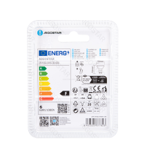 Faretto led in vetro GU10 COB 6W 435 lumen - 4000K luce naturale - lampadina misura D50xH52mm Equivalenza incandescente:62W Faretto led in vetro GU10 COB 6W 435 lumen - 4000K luce naturale - lampadina misura D50xH52mm Equivalenza incandescente:62W