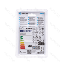 Lampadina a filamento LED dimmerabile G45 4W attacco E14 400 lumen - 2200K luce calda D45xH82mm Equivalenza incandescente 38W