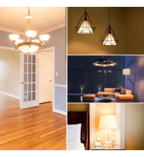 Lampadina a filamento LED dimmerabile C35 4W attacco E14 400 lumen - 2200K luce calda D35xH99mm Equivalenza incandescente 38W