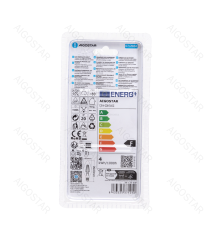 Lampadina a filamento LED dimmerabile C35 4W attacco E14 400 lumen - 2200K luce calda D35xH99mm Equivalenza incandescente 38W