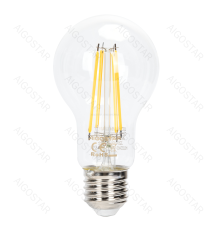 Lampadina a filamento LED dimmerabile A60 6W attacco E27 600 lumen - 6500K luce fredda D60xH110mm Equivalenza incandescente 51W Lampadina a filamento LED dimmerabile A60 6W attacco E27 600 lumen - 6500K luce fredda D60xH110mm Equivalenza incandescente 51W