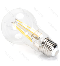 Lampadina a filamento LED dimmerabile A60 6W attacco E27 600 lumen - 6500K luce fredda D60xH110mm Equivalenza incandescente 51W Lampadina a filamento LED dimmerabile A60 6W attacco E27 600 lumen - 6500K luce fredda D60xH110mm Equivalenza incandescente 51W