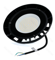 Campana industriale LED 200W 20000 lumen,6500K luce fredda ,lampada a sospensione 340x78 mm IP65 da interno/esterno