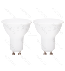 2pz Faretto led GU10 3W 240 lumen - 4000K luce naturale - lampadina misura D50xH55mm Equivalenza incandescente:36W 2pz Faretto led GU10 3W 240 lumen - 4000K luce naturale - lampadina misura D50xH55mm Equivalenza incandescente:36W