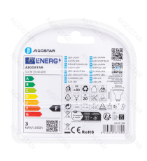2pz Faretto led GU10 3W 240 lumen - 4000K luce naturale - lampadina misura D50xH55mm Equivalenza incandescente:36W 2pz Faretto led GU10 3W 240 lumen - 4000K luce naturale - lampadina misura D50xH55mm Equivalenza incandescente:36W