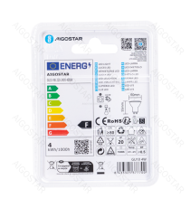 Faretto led GU10 4W 320 lumen - 4000K luce naturale - lampadina misura D50xH55mm Equivalenza incandescente:47W Faretto led GU10 4W 320 lumen - 4000K luce naturale - lampadina misura D50xH55mm Equivalenza incandescente:47W