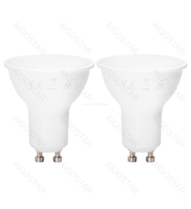 2pz Faretto led GU10 4W 320 lumen - 4000K luce naturale - lampadina misura D50xH55mm Equivalenza incandescente:47W 2pz Faretto led GU10 4W 320 lumen - 4000K luce naturale - lampadina misura D50xH55mm Equivalenza incandescente:47W