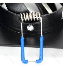 Portafaretto + portalampada GU10 nero quadrato, per faretto incasso - downlight,Dimensioni foro:90mm,Dimensioni: L100*W100*H37mm Portafaretto + portalampada GU10 nero quadrato, per faretto incasso - downlight,Dimensioni foro:90mm,Dimensioni: L100*W100*H37mm