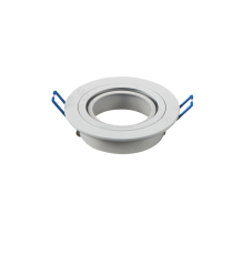 Portafaretto a 1 posto per GU10 e MR16 bianco, per faretto incasso - downlight,Dimensioni foro:75mm, Dimensioni:D91mm Portafaretto a 1 posto per GU10 e MR16 bianco, per faretto incasso - downlight,Dimensioni foro:75mm, Dimensioni:D91mm