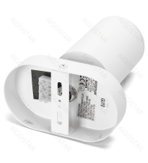 Plafoniera a 1 faretto orientabile, attacco GU10, bianco satinato, max 35W, Dimensioni: L120xW70xH155mm da interno Plafoniera a 1 faretto orientabile, attacco GU10, bianco satinato, max 35W, Dimensioni: L120xW70xH155mm da interno