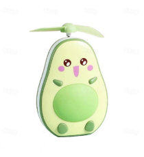 Mini ventilatore Avocado verde mod.2 con luce led e specchio per il trucco,make up con ricarica usb Dimensioni:12x7,4x4cm Mini ventilatore Avocado verde mod.2 con luce led e specchio per il trucco,make up con ricarica usb Dimensioni:12x7,4x4cm