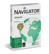 Carta fotocopie A4 Navigator 80gr altissima qualità - bianca 500ff in risma,bianco elevato,Certificata FSC,ECF,ECOLABEL,ISO9706 Carta fotocopie A4 Navigator 80gr altissima qualità - bianca 500ff in risma,bianco elevato,Certificata FSC,ECF,ECOLABEL,ISO9706