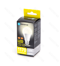 Lampadine led A5 A60 12W attacco E27 1170 lumen, 4000K luce naturale, misura D60xH112 mm Equivalenza incandescente:81W Lampadine led A5 A60 12W attacco E27 1170 lumen, 4000K luce naturale, misura D60xH112 mm Equivalenza incandescente:81W