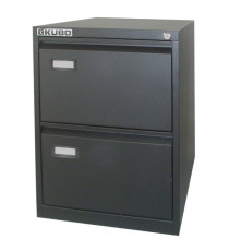 Classificatore Kubo - per cartelle sospese - 2 cassetti - 46 x 62 x 70 cm - nero - Bertesi Classificatore Kubo - per cartelle sospese - 2 cassetti - 46 x 62 x 70 cm - nero - Bertesi