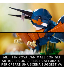 Lego Icons - Martin pescatore - Lego 10331 per gli Amanti degli Uccelli e dell'Ornitologia 834pz ANNI 18+ Lego Icons - Martin pescatore - Lego 10331 per gli Amanti degli Uccelli e dell'Ornitologia 834pz ANNI 18+