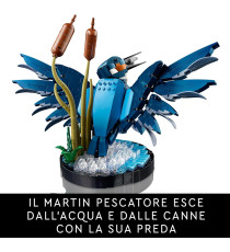 Lego Icons - Martin pescatore - Lego 10331 per gli Amanti degli Uccelli e dell'Ornitologia 834pz ANNI 18+ Lego Icons - Martin pescatore - Lego 10331 per gli Amanti degli Uccelli e dell'Ornitologia 834pz ANNI 18+
