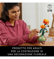 Lego Icons The Botanical Collection - Crisantemo - Lego 10368 Decorazione Floreale Artificiale 278pz ANNI 18+ Lego Icons The Botanical Collection - Crisantemo - Lego 10368 Decorazione Floreale Artificiale 278pz ANNI 18+