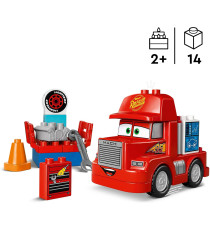 Lego Duplo Disney e Pixar - Mack al circuito - Lego 10417 Veicolo Autocarro del film Cars 14pz ANNI 2+ Lego Duplo Disney e Pixar - Mack al circuito - Lego 10417 Veicolo Autocarro del film Cars 14pz ANNI 2+
