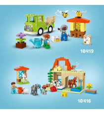 Lego Duplo - Cura di api e alveari - Lego 10419 con 2 Personaggi e Camion Giocattolo 22pz ANNI 2+ Lego Duplo - Cura di api e alveari - Lego 10419 con 2 Personaggi e Camion Giocattolo 22pz ANNI 2+