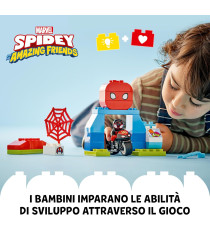 Lego Duplo - L’avventura in moto di Spin - Lego 10424 Playset Basato sulla Serie TV Spidey 24pz ANNI 2+ Lego Duplo - L’avventura in moto di Spin - Lego 10424 Playset Basato sulla Serie TV Spidey 24pz ANNI 2+