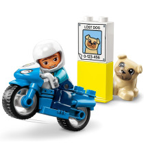 Lego Duplo - Motocicletta della polizia - Lego 10967 Moto Giocattolo e Cane per Bambini Anni 2+ 5pz Lego Duplo - Motocicletta della polizia - Lego 10967 Moto Giocattolo e Cane per Bambini Anni 2+ 5pz