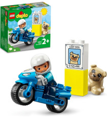 Lego Duplo - Motocicletta della polizia - Lego 10967 Moto Giocattolo e Cane per Bambini Anni 2+ 5pz Lego Duplo - Motocicletta della polizia - Lego 10967 Moto Giocattolo e Cane per Bambini Anni 2+ 5pz