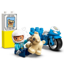 Lego Duplo - Motocicletta della polizia - Lego 10967 Moto Giocattolo e Cane per Bambini Anni 2+ 5pz Lego Duplo - Motocicletta della polizia - Lego 10967 Moto Giocattolo e Cane per Bambini Anni 2+ 5pz