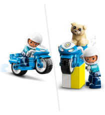 Lego Duplo - Motocicletta della polizia - Lego 10967 Moto Giocattolo e Cane per Bambini Anni 2+ 5pz Lego Duplo - Motocicletta della polizia - Lego 10967 Moto Giocattolo e Cane per Bambini Anni 2+ 5pz