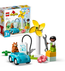 Lego Duplo - Turbina eolica e auto elettrica - Lego 10985 Anni 2+ 16pz Lego Duplo - Turbina eolica e auto elettrica - Lego 10985 Anni 2+ 16pz