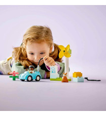 Lego Duplo - Turbina eolica e auto elettrica - Lego 10985 Anni 2+ 16pz Lego Duplo - Turbina eolica e auto elettrica - Lego 10985 Anni 2+ 16pz
