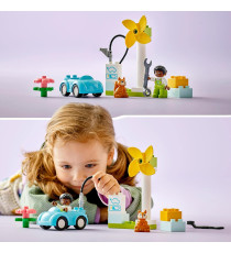 Lego Duplo - Turbina eolica e auto elettrica - Lego 10985 Anni 2+ 16pz Lego Duplo - Turbina eolica e auto elettrica - Lego 10985 Anni 2+ 16pz
