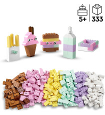 Lego Classic - Divertimento creativo - Pastelli - Lego 11028 con Figure di Animali come Dinosauro Anni 5+ 333pz Lego Classic - Divertimento creativo - Pastelli - Lego 11028 con Figure di Animali come Dinosauro Anni 5+ 333pz