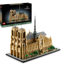 Lego Architecture - Notre-Dame de Paris - Lego 21061 Modello della cattedrale di Notre-Dame ricco di dettagli Anni 18+ 4383pz Lego Architecture - Notre-Dame de Paris - Lego 21061 Modello della cattedrale di Notre-Dame ricco di dettagli Anni 18+ 4383pz