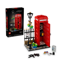 Lego Ideas - Cabina telefonica rossa di Londra - Lego 21347 Esclusivo Anni 18+ 1460pz Lego Ideas - Cabina telefonica rossa di Londra - Lego 21347 Esclusivo Anni 18+ 1460pz
