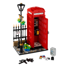 Lego Ideas - Cabina telefonica rossa di Londra - Lego 21347 Esclusivo Anni 18+ 1460pz Lego Ideas - Cabina telefonica rossa di Londra - Lego 21347 Esclusivo Anni 18+ 1460pz