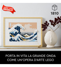 Lego Art - Hokusai - La Grande Onda - Lego 31208 stile Quadri Giapponesi Anni 18+ 18010pz Lego Art - Hokusai - La Grande Onda - Lego 31208 stile Quadri Giapponesi Anni 18+ 18010pz
