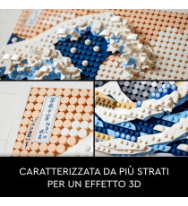 Lego Art - Hokusai - La Grande Onda - Lego 31208 stile Quadri Giapponesi Anni 18+ 18010pz Lego Art - Hokusai - La Grande Onda - Lego 31208 stile Quadri Giapponesi Anni 18+ 18010pz