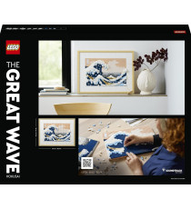 Lego Art - Hokusai - La Grande Onda - Lego 31208 stile Quadri Giapponesi Anni 18+ 18010pz Lego Art - Hokusai - La Grande Onda - Lego 31208 stile Quadri Giapponesi Anni 18+ 18010pz