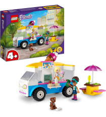 Lego Friends - Il furgone dei gelati - Lego 41715 -RARO- con Mini Bamboline di Andrea e Roxy e cane Anni 4+ 84pz Lego Friends - Il furgone dei gelati - Lego 41715 -RARO- con Mini Bamboline di Andrea e Roxy e cane Anni 4+ 84pz