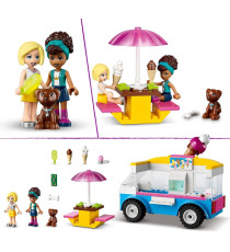 Lego Friends - Il furgone dei gelati - Lego 41715 -RARO- con Mini Bamboline di Andrea e Roxy e cane Anni 4+ 84pz Lego Friends - Il furgone dei gelati - Lego 41715 -RARO- con Mini Bamboline di Andrea e Roxy e cane Anni 4+ 84pz