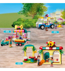 Lego Friends - Il furgone dei gelati - Lego 41715 -RARO- con Mini Bamboline di Andrea e Roxy e cane Anni 4+ 84pz Lego Friends - Il furgone dei gelati - Lego 41715 -RARO- con Mini Bamboline di Andrea e Roxy e cane Anni 4+ 84pz