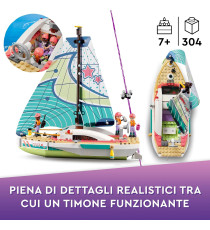 Lego Friends - L’avventura in barca a vela di Stephanie - Lego 41716 -RARO- con Imbarcazione e 3 Mini Bamboline Anni 7+ 304pz Lego Friends - L’avventura in barca a vela di Stephanie - Lego 41716 -RARO- con Imbarcazione e 3 Mini Bamboline Anni 7+ 304pz